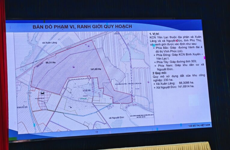 Xã Nguyệt Đức lấy ý kiến người dân về dự án KCN Bình Xuyên – Yên Lạc II