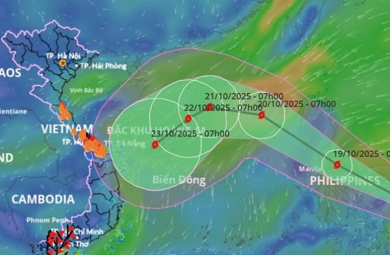 CẢNH BÁO “BÃO FENGSHEN” SẮP VÀO BIỂN ĐÔNG, DIỄN BIẾN KHÓ LƯỜNG
