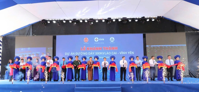 EVN khánh thành dự án đường dây 500 kV Lào Cai – Vĩnh Yên