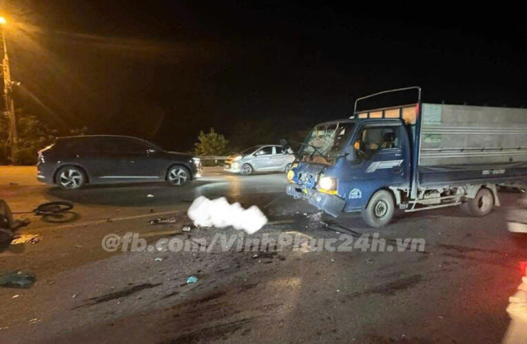 Hiện trường vụ TN Ngã tư Đinh Xá – Nguyệt Đức