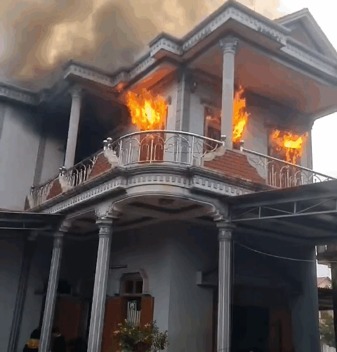 Cháy Tổ dân phố Lập Đinh Phường Xuân Hoà