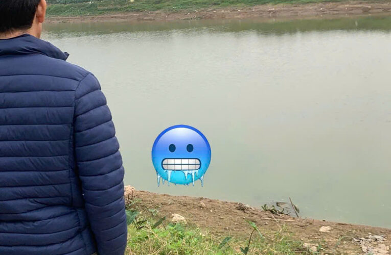 Trạm Bơm điều hoà Xã Yên Phương (cũ) nơi lạnh nhất lúc này