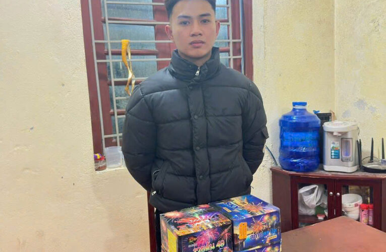 CÔNG AN XÃ NGUYỆT ĐỨC PHÁT HIỆN BẮT GIỮ ĐỐI TƯỢNG TÀNG TRỮ  PHÁO NỔ TRÊN ĐỊA BÀN XÃ.