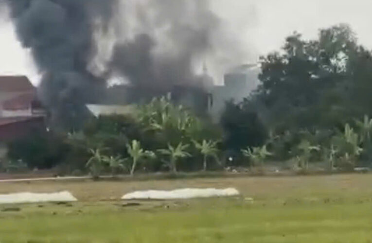 Cháy ở Vân Xuân – Vĩnh Tường