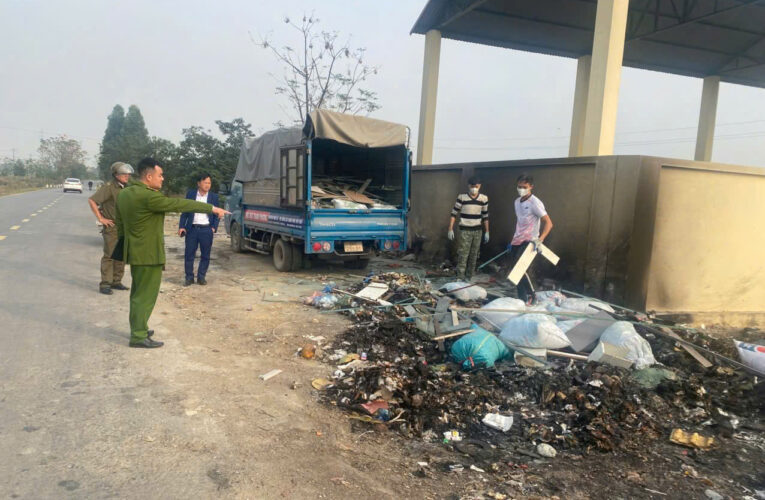 KHÔNG BỎ LỌT BẤT KỲ HÀNH VI ĐỔ TRỘM RÁC NÀO TRÊN ĐỊA BÀN XÃ YÊN LẠC